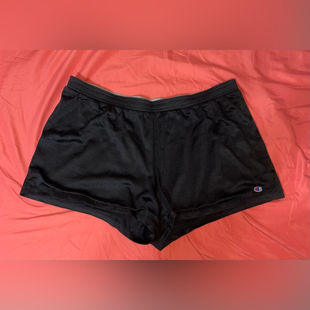 Champion Black Mesh Shorts